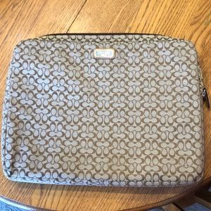 Coach laptop sleeve